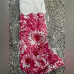 Lilly Pulitzer Pink and White Floral Fabric